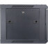 Inter-Tech SMA-6406 - Wall mounted rack - 6U - 30 kg - Key lock - 14.4 kg - Black