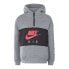 Фото #1 товара Толстовка с капюшоном детская Nike 342S-GEH Серый