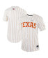 Men's White Texas Longhorns Pinstripe Replica Full-Button Baseball Jersey