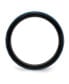 Stainless Steel Brushed Black Blue IP-plated 8mm Band Ring
