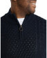 ფოტო #2 პროდუქტის Mens Gibson Cable Half Zip Sweater Big & Tall