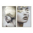Фото #1 товара Картина Home ESPRIT Белый Чёрный Бежевый Позолоченный Женщина 83 x 4,5 x 123 cm (2 штук)