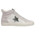 Фото #2 товара Vintage Havana Lester Perforated High Top Womens Grey Sneakers Casual Shoes LES