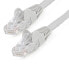 Фото #4 товара 50cm CAT6 Ethernet Cable - LSZH (Low Smoke Zero Halogen) - 10 Gigabit 650MHz 100W PoE RJ45 10GbE UTP Network Patch Cord Snagless with Strain Relief - Grey - CAT 6 - ETL Verified - 24AWG - 0.5 m - Cat6 - U/UTP (UTP) - RJ-45 - RJ-45