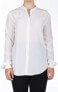 Equipment 240901 Womens Casual Long Sleeve Blouse Solid Ivory Size X-Small