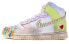 Фото #2 товара 【定制球鞋】 Nike Dunk High 初恋回忆 手绘喷绘 特殊鞋盒 高帮 板鞋 女款 白绿粉 / Кроссовки Nike Dunk High DD1869-108