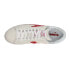 Фото #4 товара Diadora Game L Waxed Row Cut Lace Up Mens Off White, Red Sneakers Casual Shoes