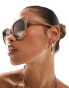 Фото #8 товара Quay staycation cat eye sunglasses in brown