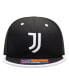 Men's Black Juventus Tape Snapback Hat Черный, Один размер - фото #3