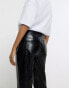 River Island straight leg trouser in black