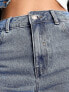 New Look mom jeans in stonewash blue