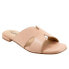 Фото #2 товара Trotters Nell T2316-130 Womens Beige Leather Slip On Slides Sandals Shoes 10
