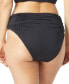 Women's Shirred-Waist Bikini Bottoms