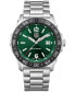 ფოტო #1 პროდუქტის Men's Swiss Pacific Diver Stainless Steel Bracelet Watch 44mm