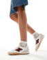 Фото #2 товара New Balance RC30 trainers with gum sole in white and burgundy