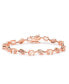 Фото #1 товара Браслет Macy's Morganite Ova Rose Gold Plated.