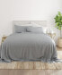 Фото #2 товара Home Collection Premium Ultra Soft Chambray Style Pattern 4 Piece Bed Sheets Set, King