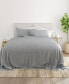 Home Collection Premium Ultra Soft Chambray Style Pattern 4 Piece Bed Sheets Set, King