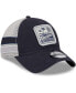 Men's Navy, White New York Yankees Spring Training Striped 9TWENTY Trucker Adjustable Hat