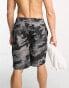 Bench long length swim shorts in grey camo