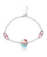 Фото #1 товара Sanrio Silver Plated Cupcake Station Bracelet