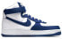 Фото #3 товара Nike Air Force 1 High EMB "Dodgers" 耐磨防滑 高帮 板鞋 男款 白蓝 / Кроссовки Nike Air Force DC8168-100