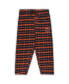 Women's Navy Chicago Bears Plus Size Badge T-shirt and Flannel Pants Sleep Set