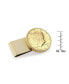 ფოტო #2 პროდუქტის Men's Gold-Layered JFK 1964 First Year of Issue Half Dollar Stainless Steel Coin Money Clip