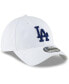 Фото #4 товара Men's White Los Angeles Dodgers Fashion Core Classic 9TWENTY Adjustable Hat