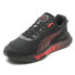 Фото #2 товара Puma Wild Rider Magma Lace Up Mens Black Sneakers Casual Shoes 38371101