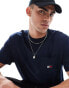 Tommy Jeans badge logo pocket t-shirt in navy