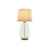 Desk lamp Home ESPRIT Beige Wood Crystal 50 W 220 V 32 x 32 x 61 cm