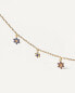 Gold-plated flower necklace for mother and daughter LES FILLES Gold CO01-237-U