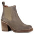 Фото #2 товара Diba True Ser Eeta Platform Booties Womens Grey Casual Boots 55425-020