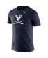 Футболка Nike мужская Navy Virginia Cavaliers Красная, Белая и Hoo Performance Legend. Navy Virginia Cavaliers Red, White, 2XL - фото #3