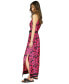 ფოტო #14 პროდუქტის Women's Belted Floral-Print Maxi Dress