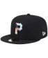 Men's Black Pittsburgh Pirates Multi-Color Pack 59FIFTY Fitted Hat