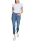 Фото #6 товара Women's Mid-Rise Skinny Ankle Jeans