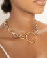 Mixed Metal Chain Link Collar Necklace