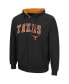 Men's Black Texas Longhorns Arch & Team Logo 3.0 Full-Zip Hoodie