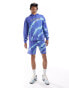 Santa Cruz co-ord tie dye hoodie in blue