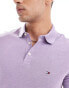 Фото #3 товара Tommy Hilfiger 1985 slim polo shirt in lilac