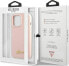 Фото #8 товара Guess Guess GUHMP13LLSLMGLP iPhone 13 Pro / 13 6,1" jasnoróżowy/light pink hardcase Silicone Script Gold Logo Magsafe