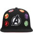 Men's Black The Avengers Fitted Hat