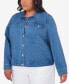 Фото #8 товара Куртка джинсовая классического кроя Alfred Dunner plus Size