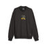 Фото #1 товара Puma Hoops Franchise Graphic Crew Neck Sweatshirt Mens Black 62202101