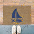 Fußmatte mit Segelschiff natur