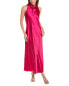 Фото #1 товара Anne Klein Cowl Neck Satin Midi Dress Women's Pink 0