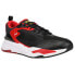 Фото #2 товара Puma Sf RsFast Lace Up Mens Black Sneakers Casual Shoes 30716101