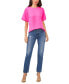 ფოტო #3 პროდუქტის Women's Crewneck Puff Sleeve Blouse